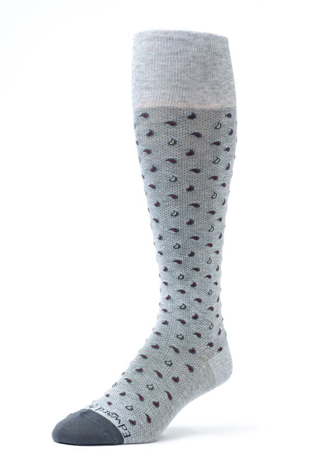 Argent/Mineral Mini Pines OC Socks