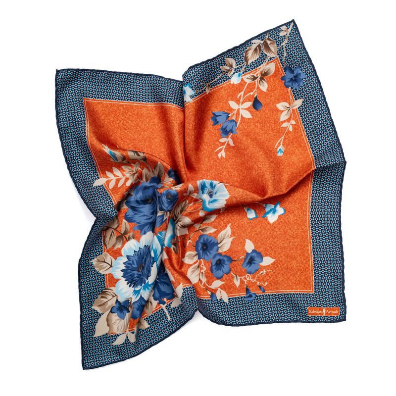 SS3994 Floral Pocket Square