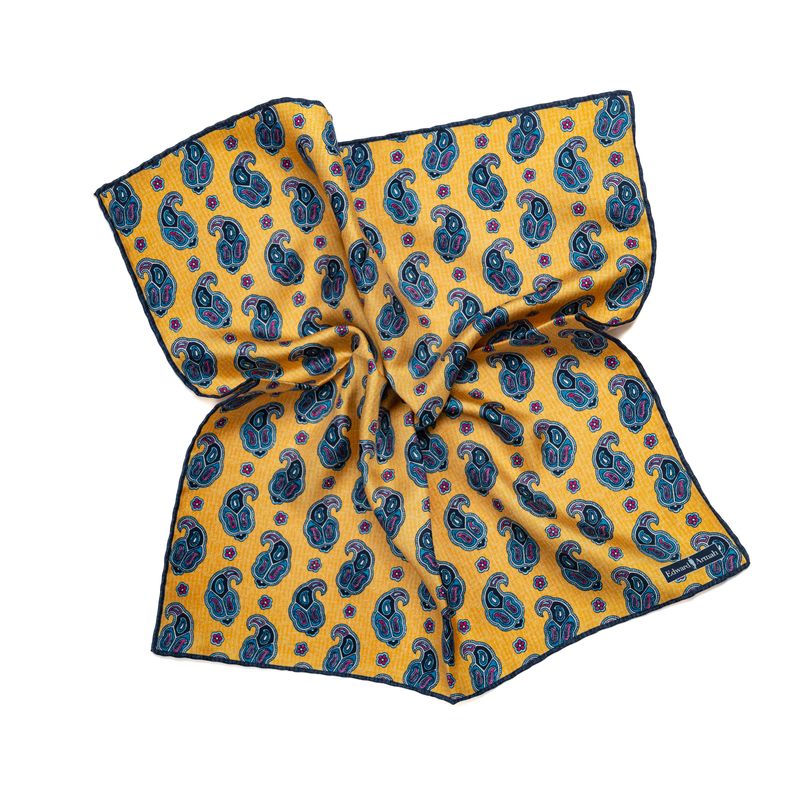 SS4491 Paisley Pocket Square