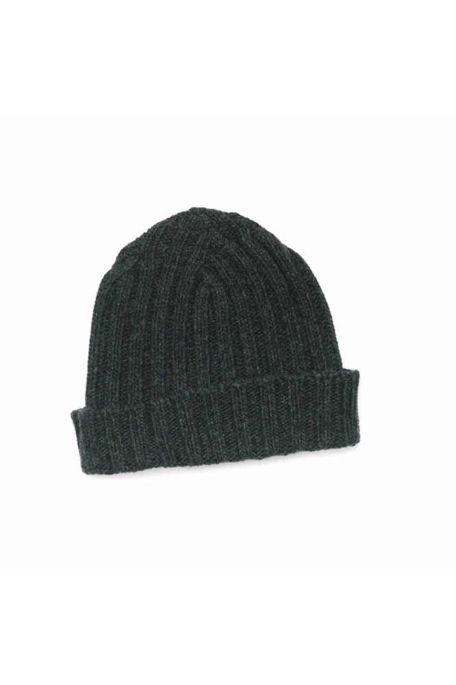 Charcoal Pure Cashmere Beanie