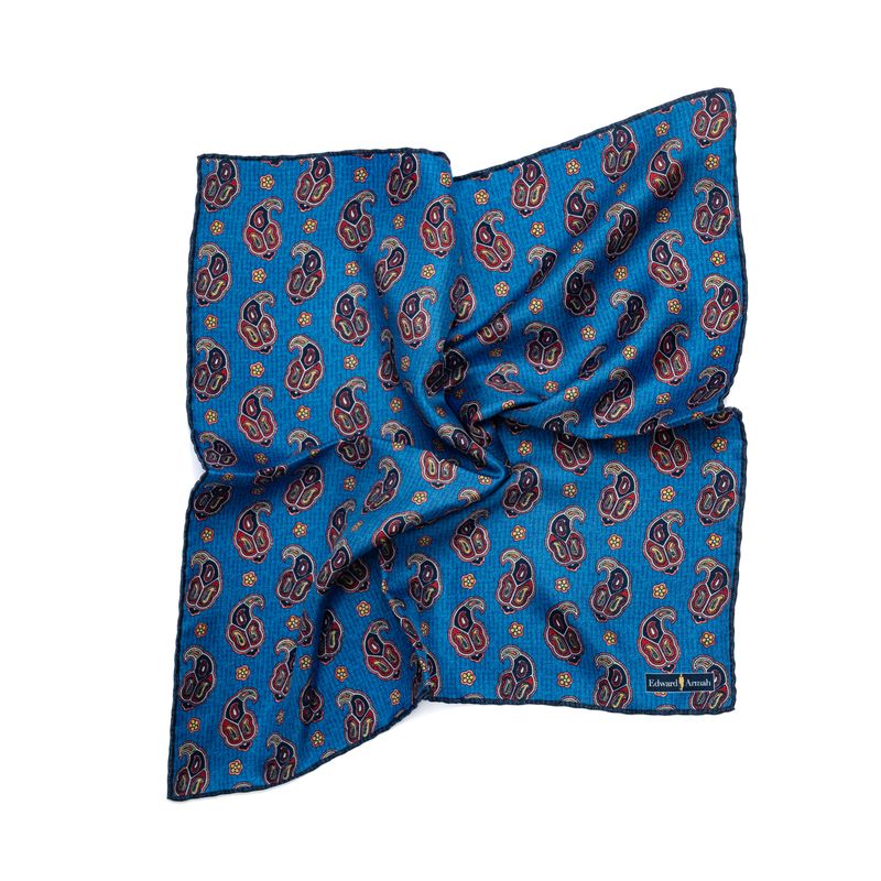 SS4491 Paisley Pocket Square