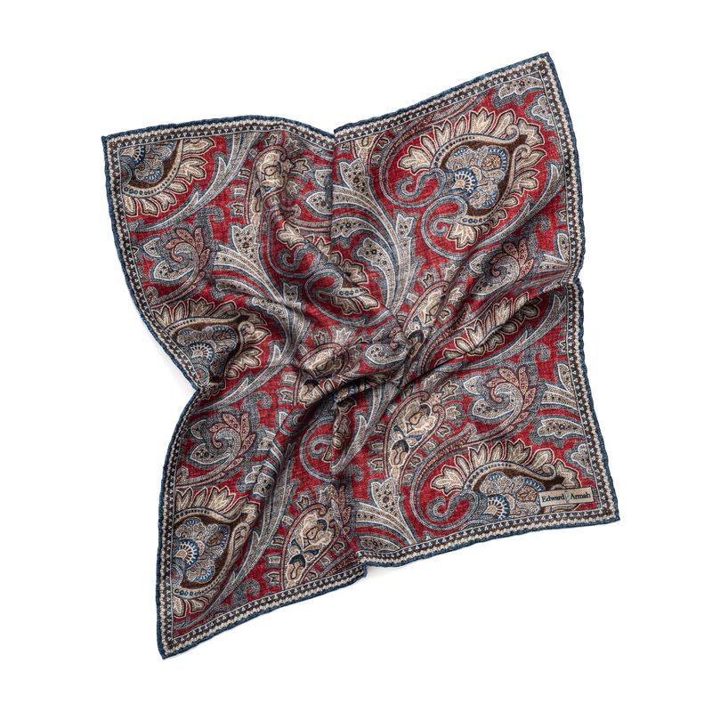 SS4385 Paisley Pocket Square