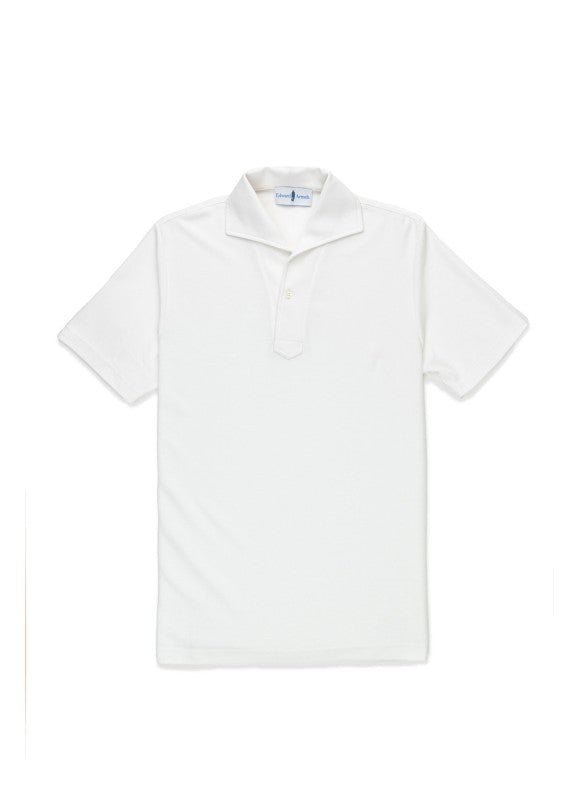 White Short Sleeves Tailored Polo