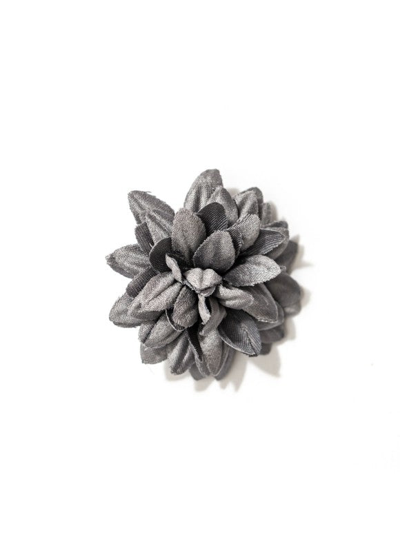 Gray Daisy Silk Lapel Flower