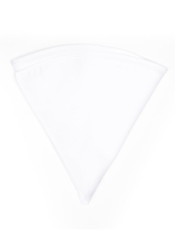 White Linen/White Trim Linen Pocket Circle