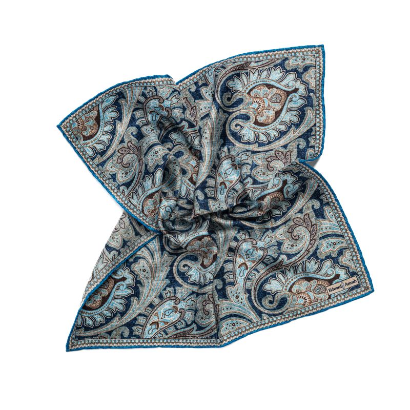 SS4385 Paisley Pocket Square