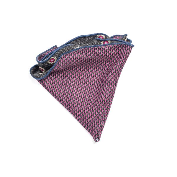 Reversible Woven Medallion Pocket Round