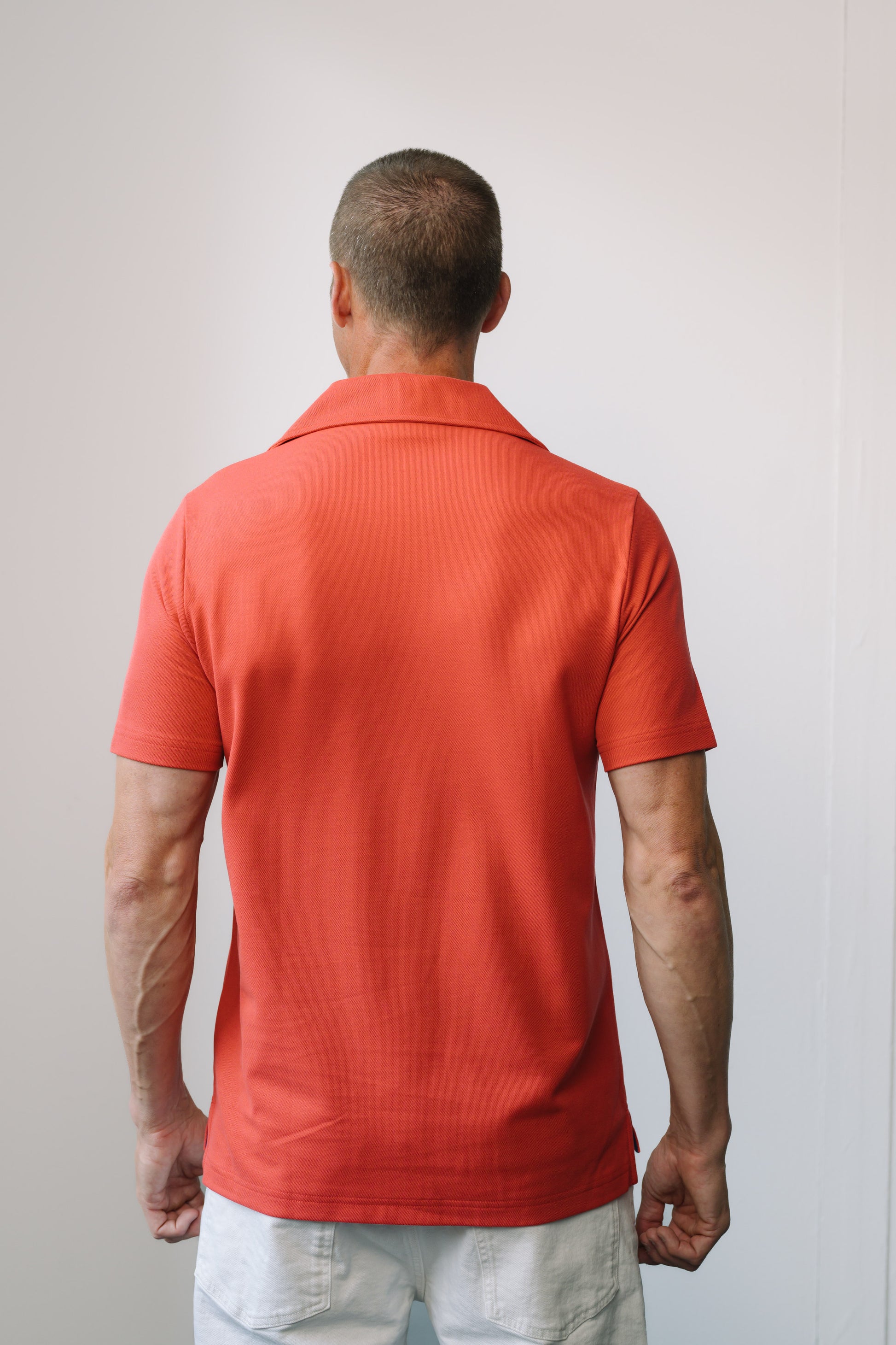 Cherry Short Sleeved Tailored Polo