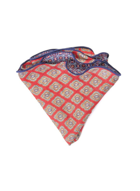 Ferrari Quatrefoil/Links Design Print Reversible Pocket Circle