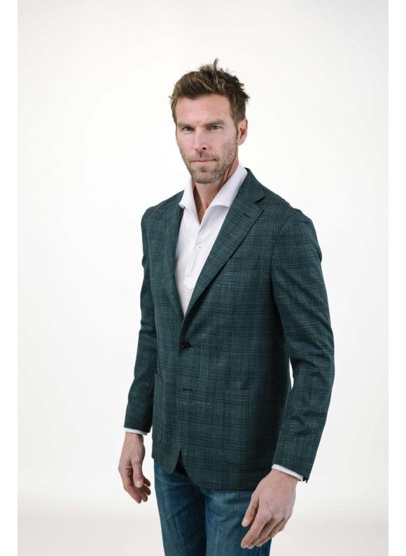 White Long Sleeves Tailored Polo