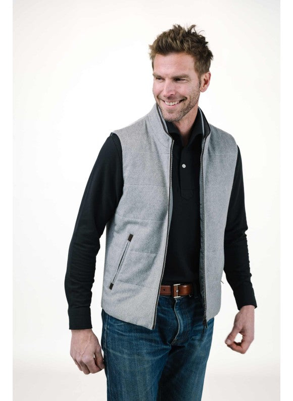 Black Long Sleeves Tailored Polo