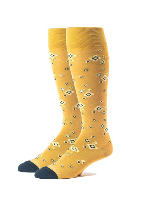 Musatrd/Navy Oc Foulard Socks