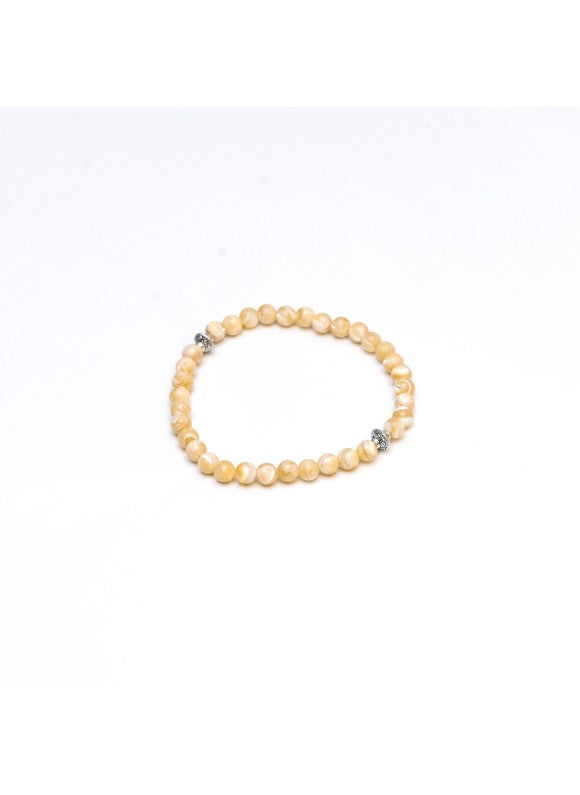 Yellow Jade Gemstone Bracelet