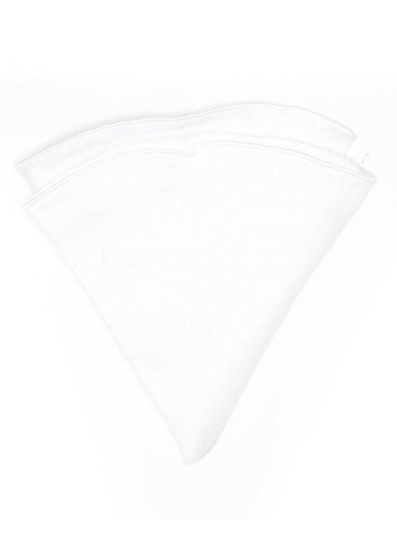 White Linen/White Trim Linen Pocket Circle