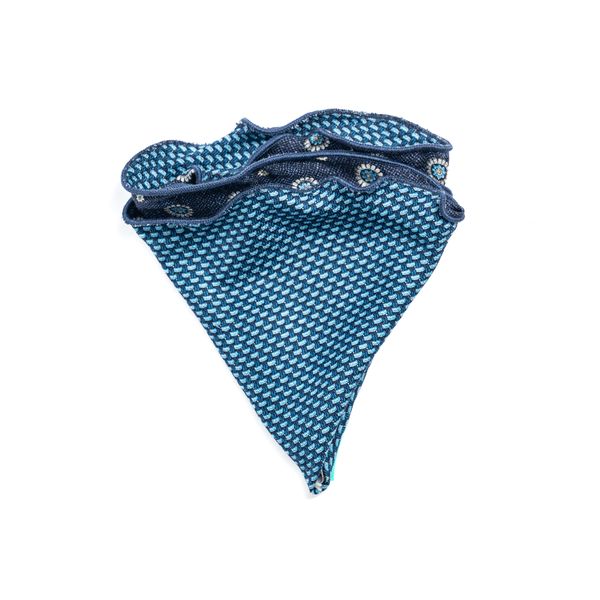 Reversible Woven Medallion Pocket Round