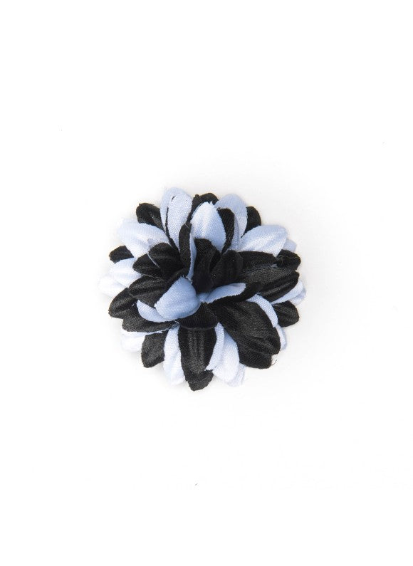 Black/White Daisy Boutonniere/Lapel Flower