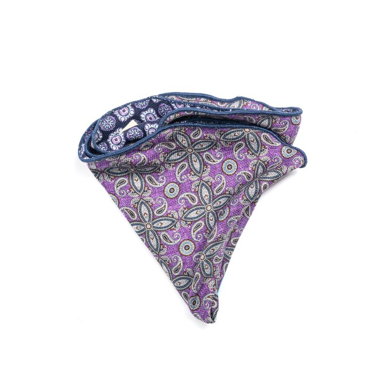 Reversible Trellis Medallion Pocket Round