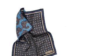 SD1429 Paisley Reversible Pocket Square