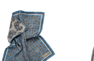 SD1429 Paisley Reversible Pocket Square