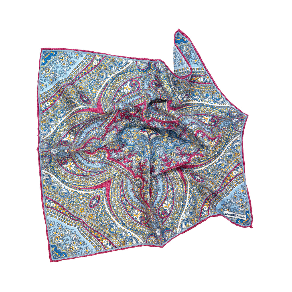 Persian Design Print Pocket Square