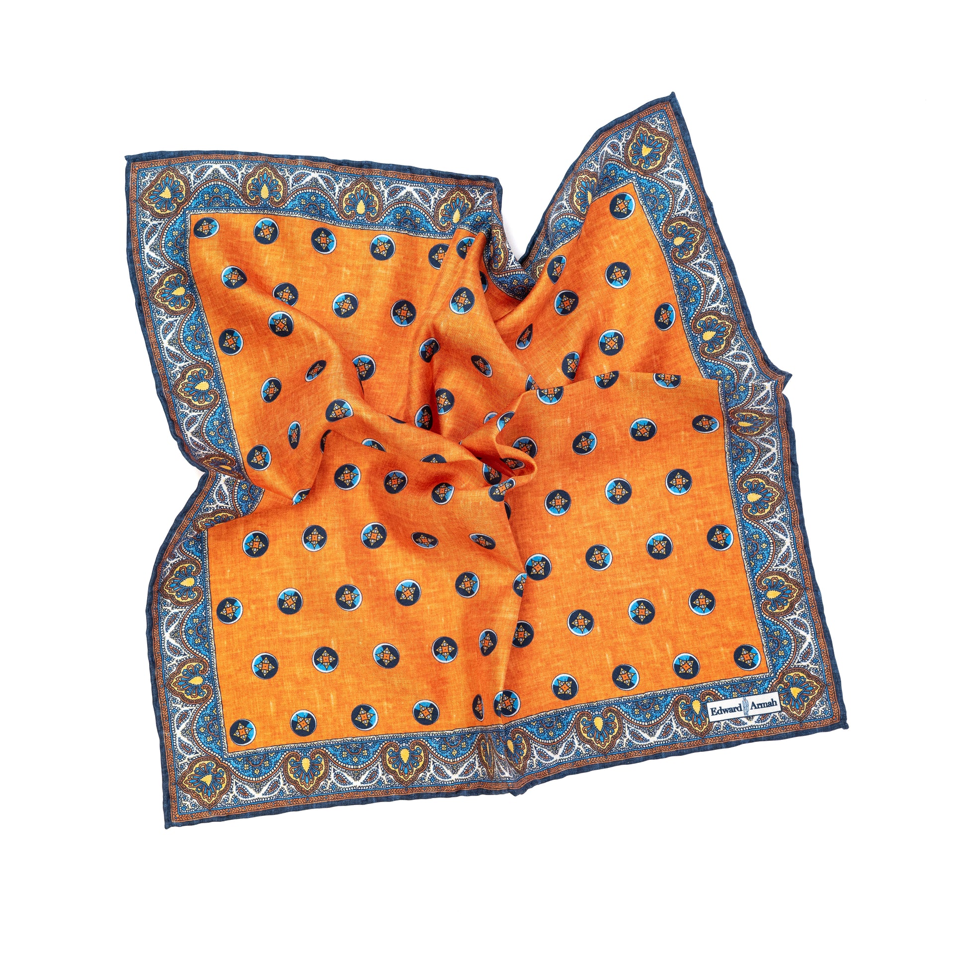 Neat Print Pocket Square