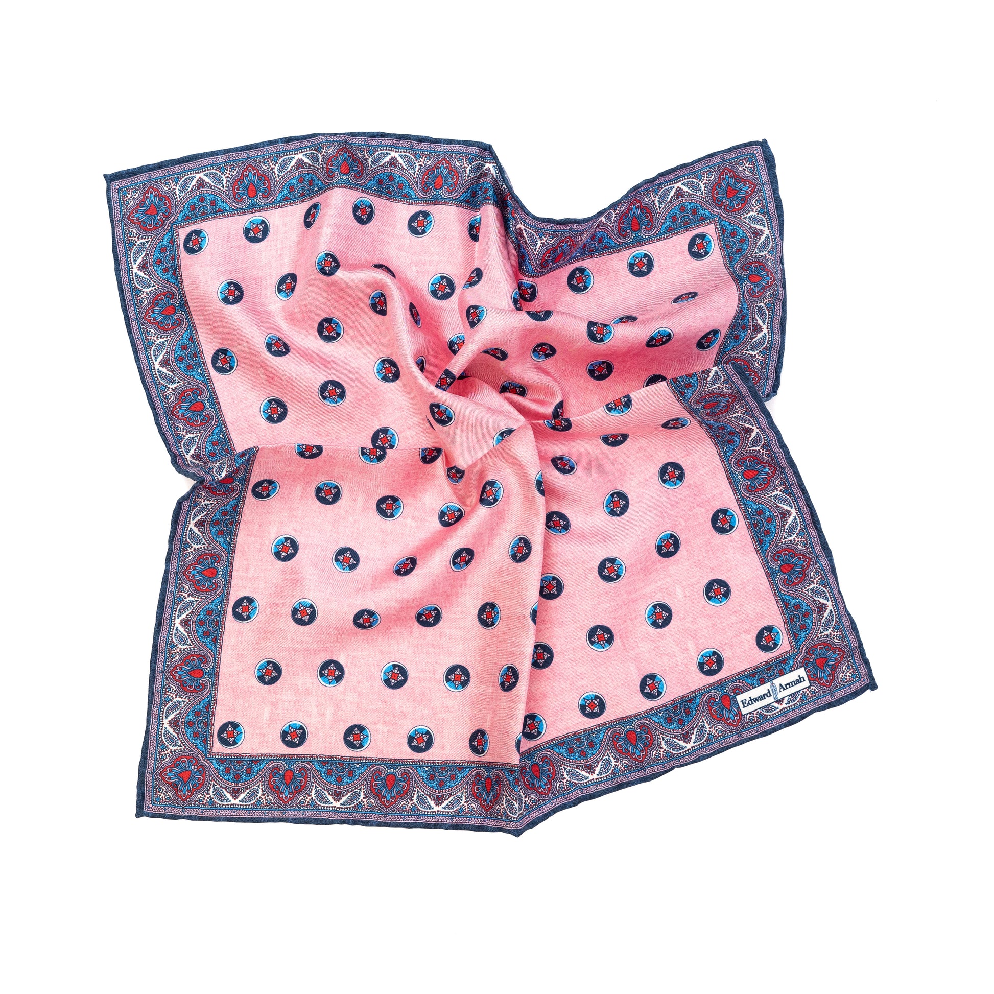 Neat Print Pocket Square