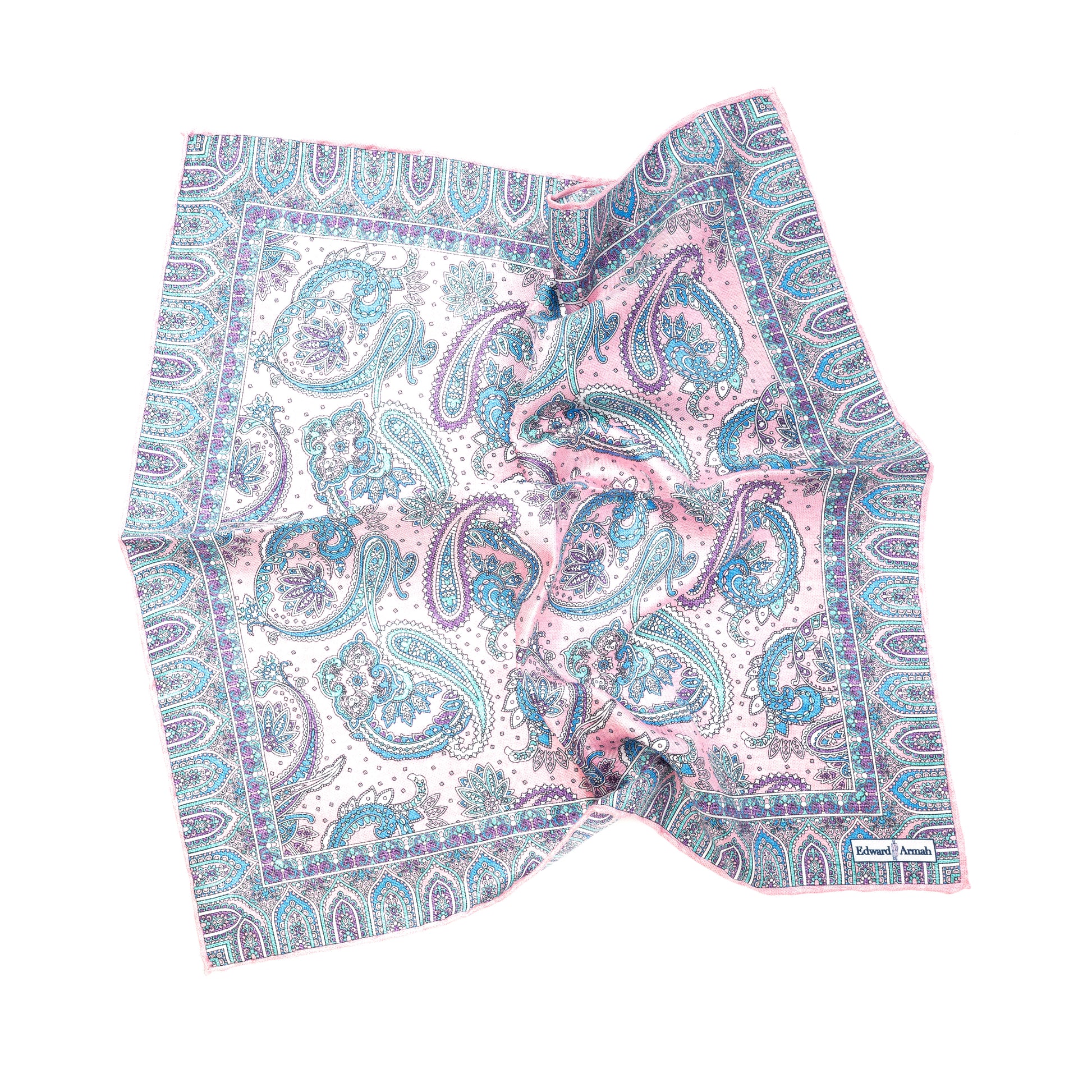 Paisley Print Pocket Square