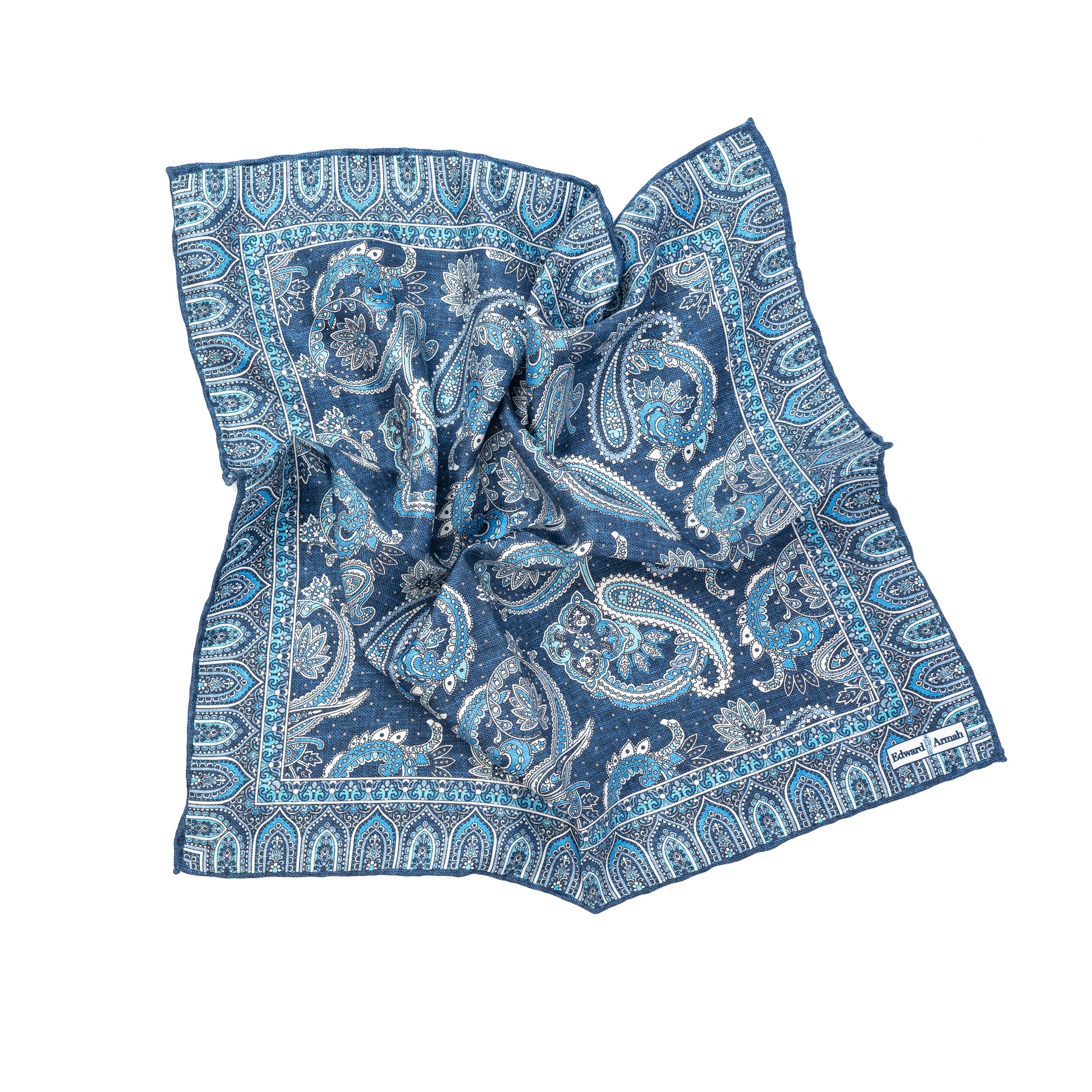 Paisley Print Pocket Square