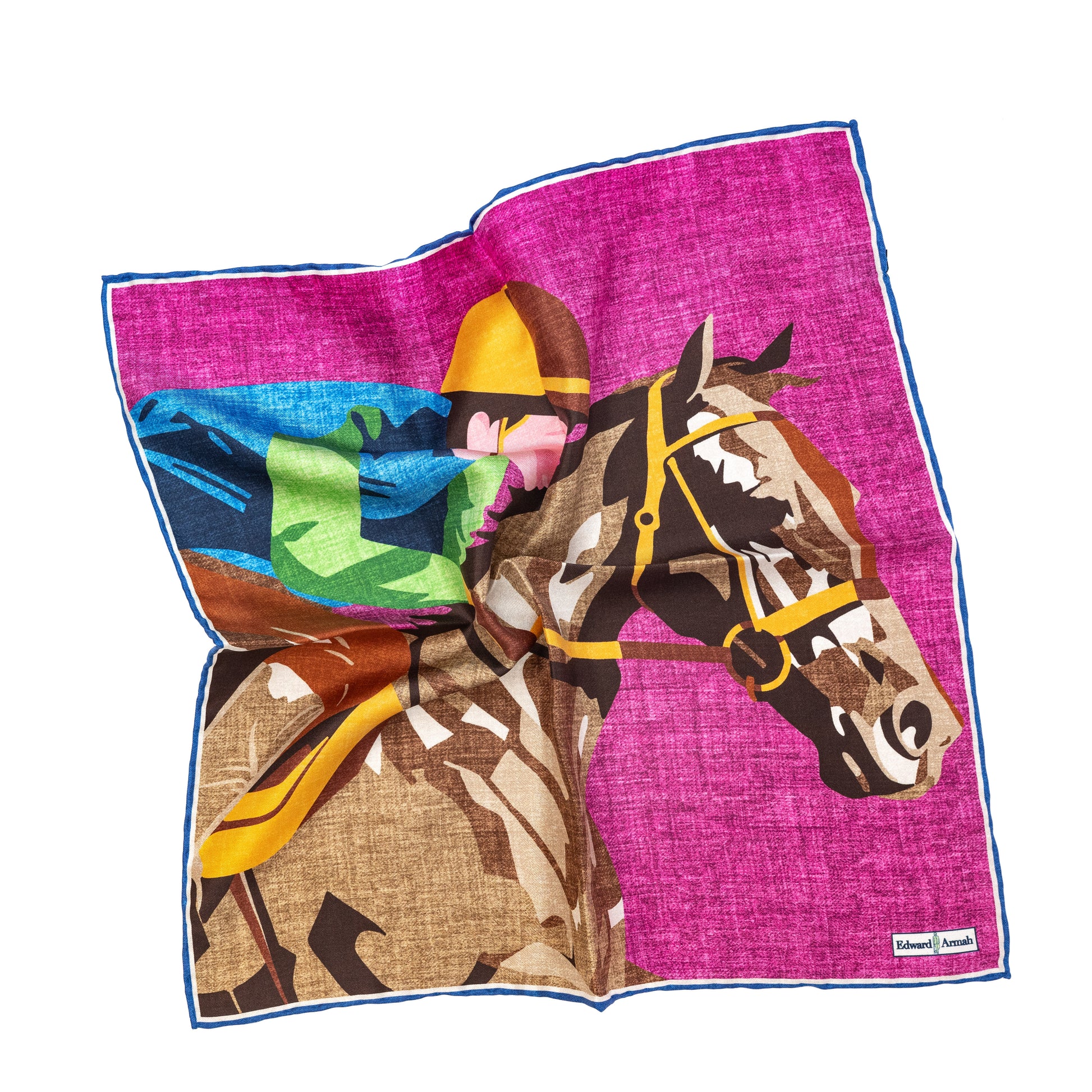 Jockey Print Pocket Square