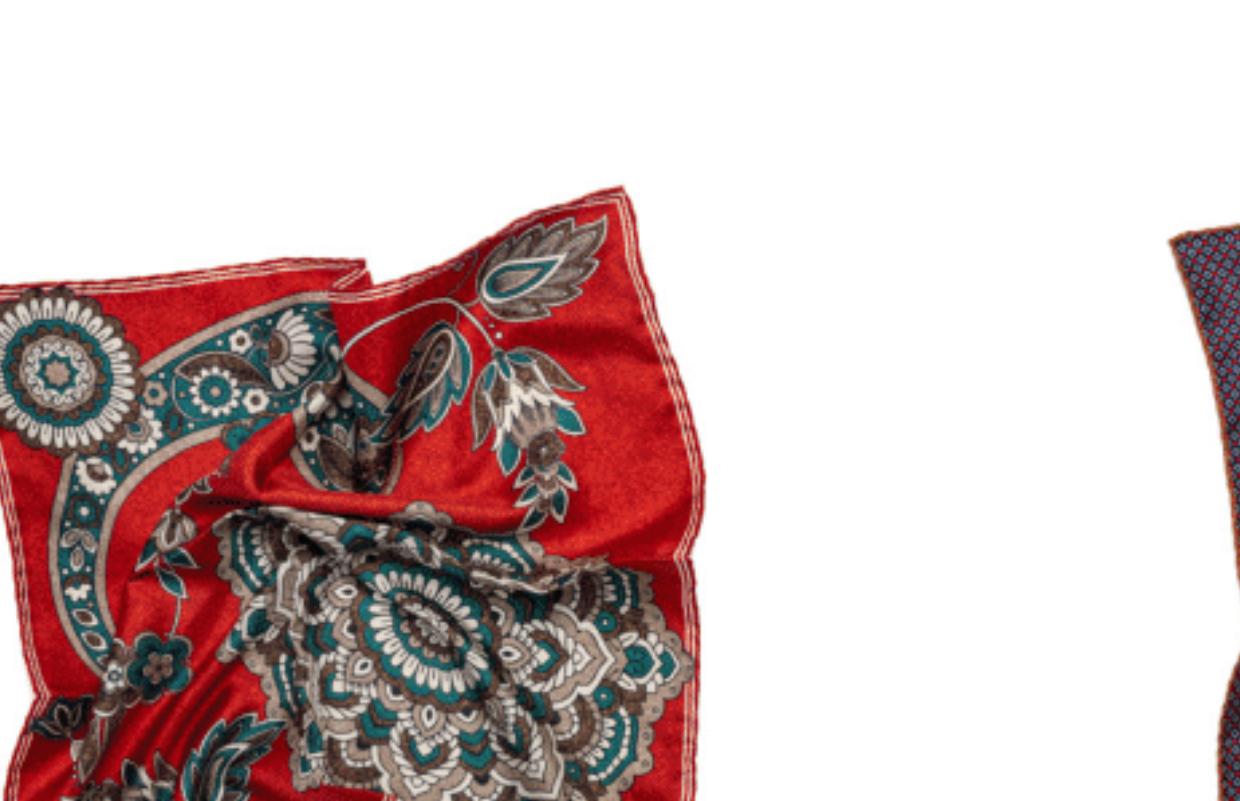 SS3991 Paisley Medallion Pocket Square