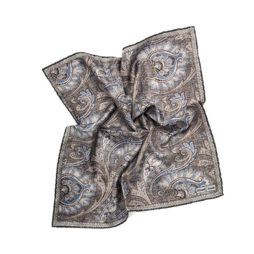 SS4385 Paisley Pocket Square
