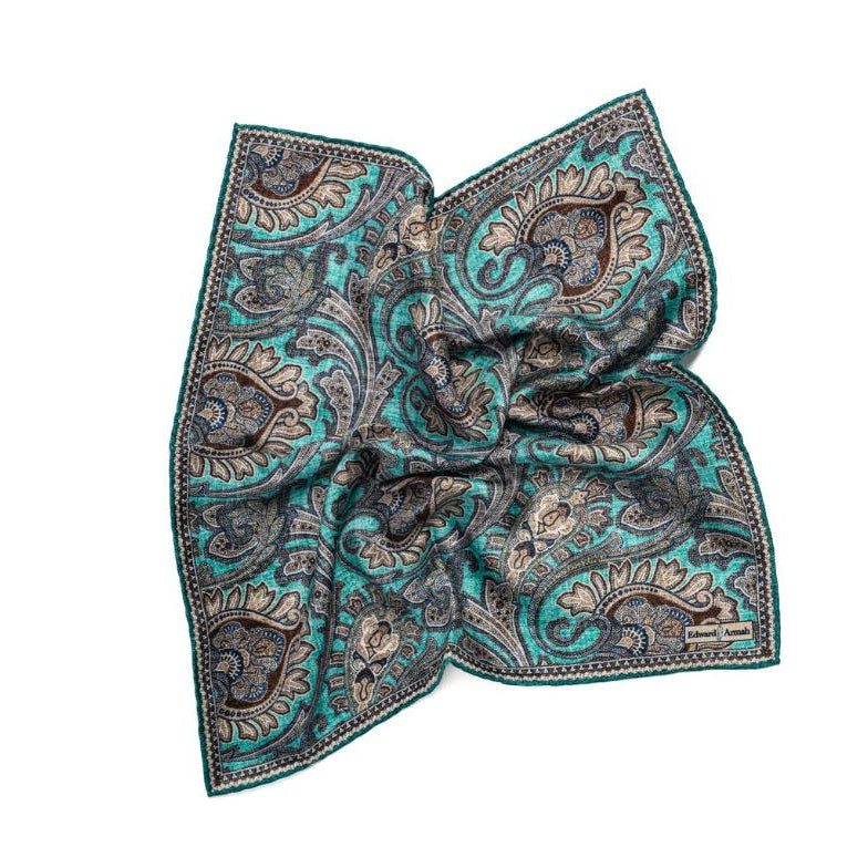 SS4385 Paisley Pocket Square