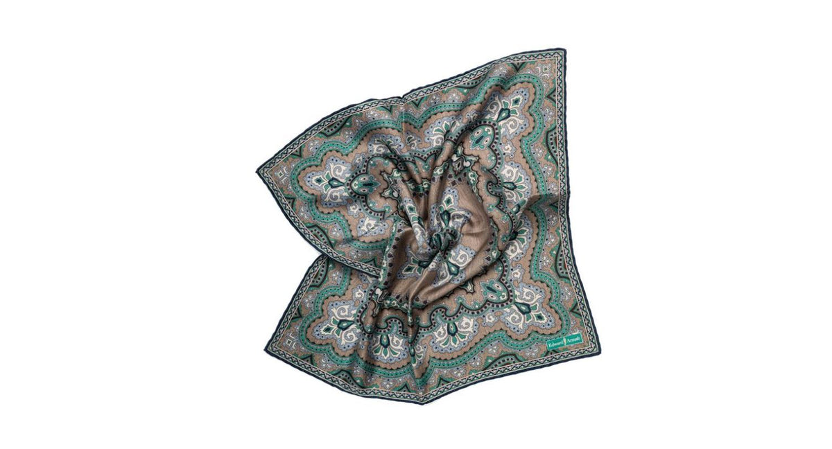 SS4490 Paisley Pocket Square