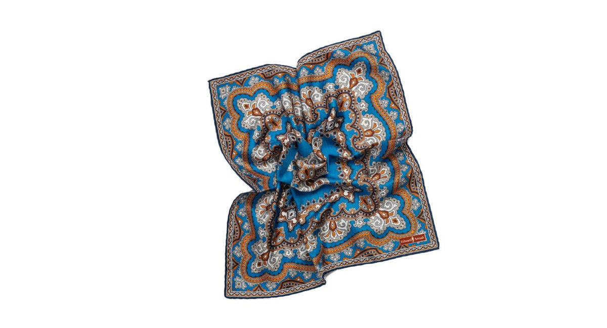 SS4490 Paisley Pocket Square