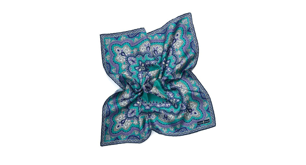 SS4490 Paisley Pocket Square