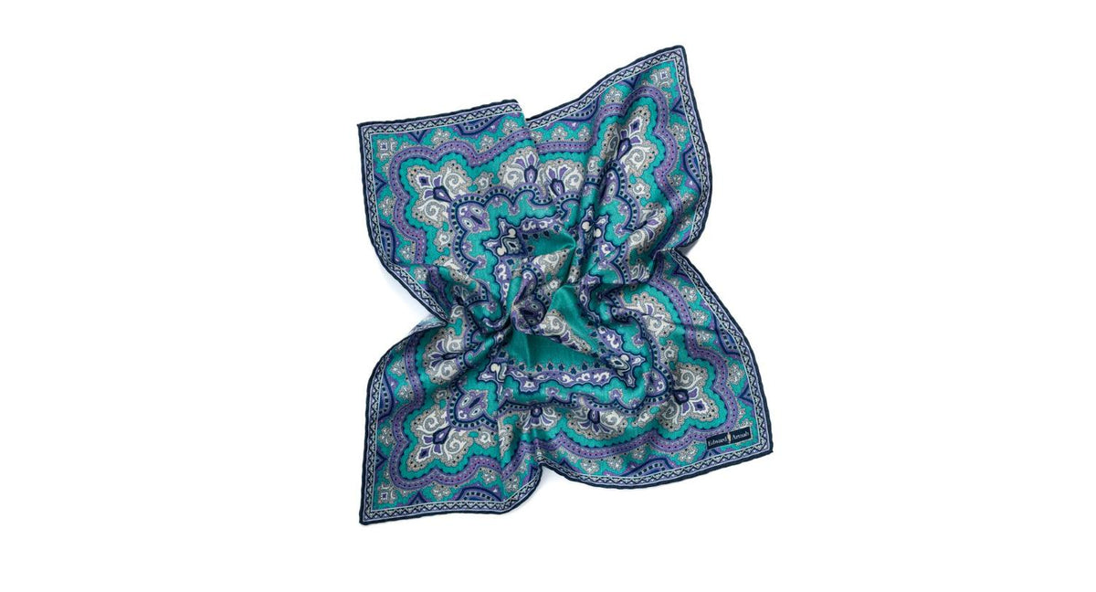 SS4490 Paisley Pocket Square