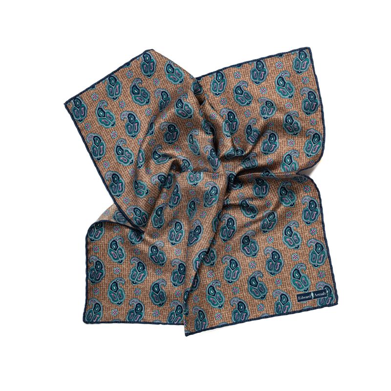 SS4491 Paisley Pocket Square