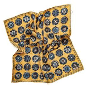 SS4489 Medallion Pocket Square