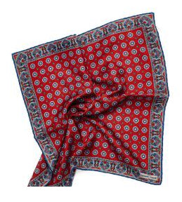 SS4492 Medallion Pocket Square