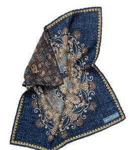 SD1413 Paisley Reversible Pocket Square