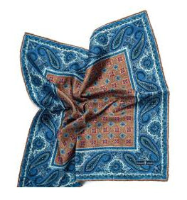 SS4489 Medallion Pocket Square