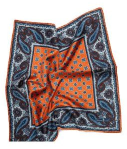 SS4490 Paisley Pocket Square