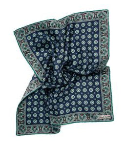 SS4492 Medallion Pocket Square