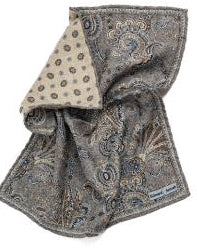 SD1427 Paisley Reversible Pocket Square
