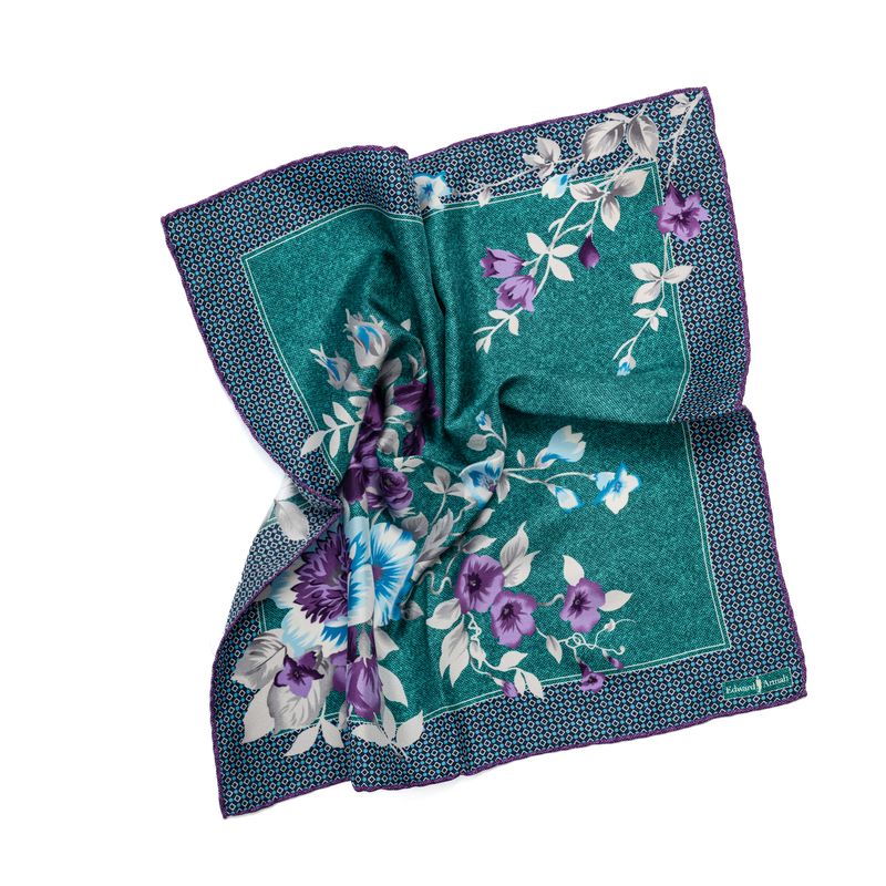 SS3994 Floral Pocket Square