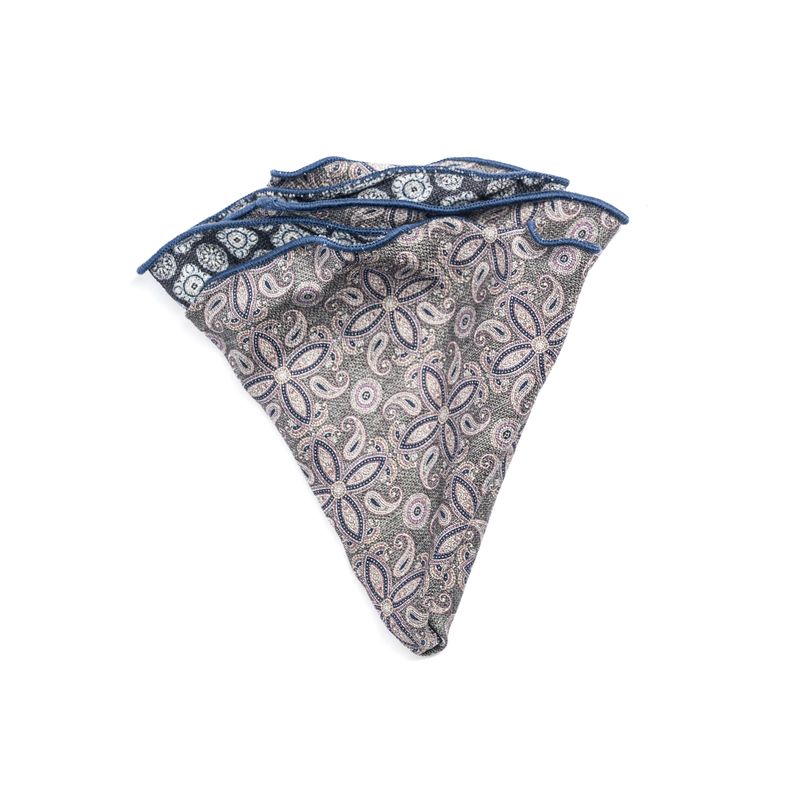 Reversible Trellis Medallion Pocket Round