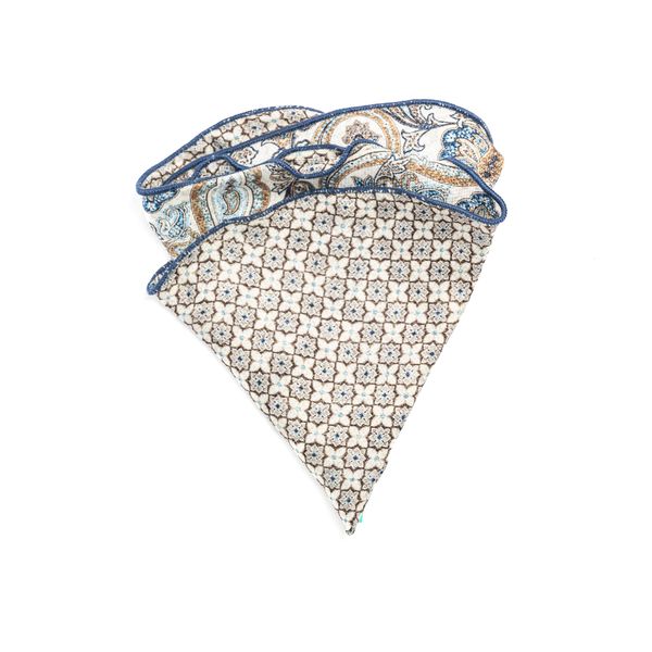 Reversible Paisley Medallion Pocket Round