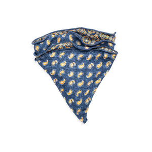 Reversible Paisley Medallion Pocket Round