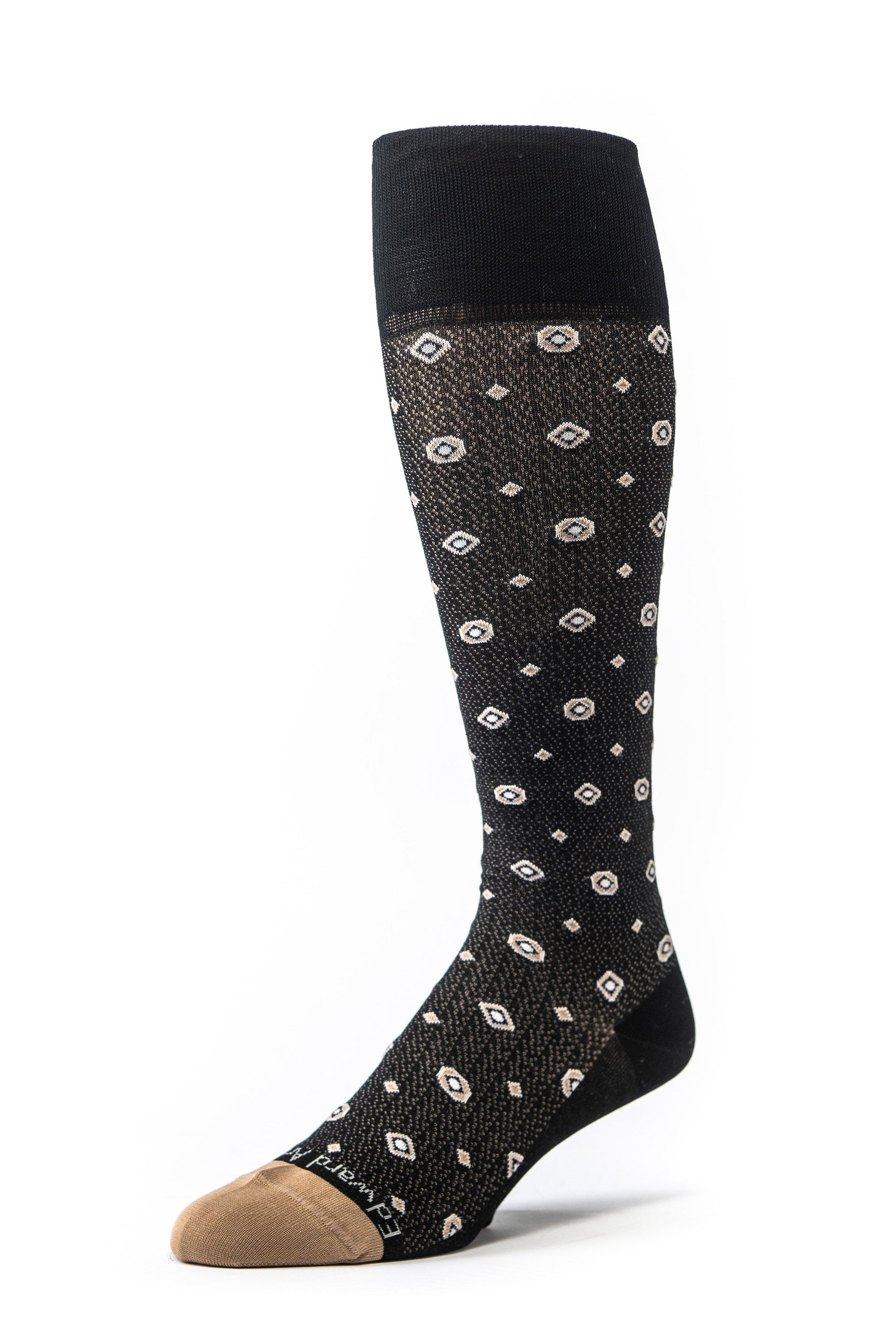 Black/Dark Khaki Micro-Geo O/C Socks