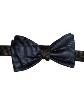 Navy/Black Formal Reversible Bow Tie